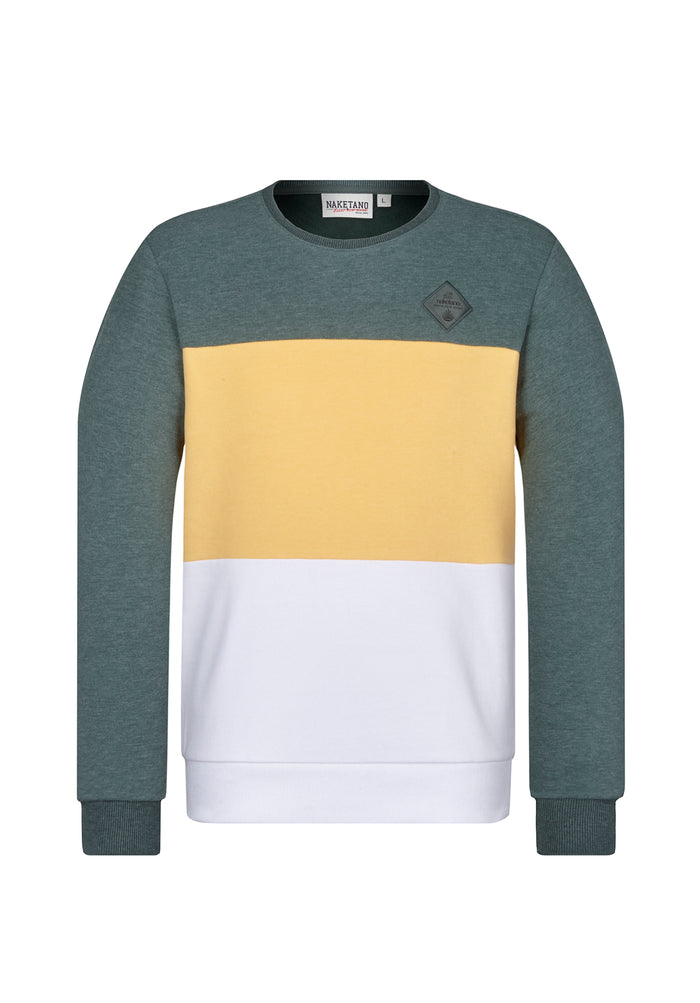 Ich trage Mantel 20 - Jungle Green Melange/Sun Yellow