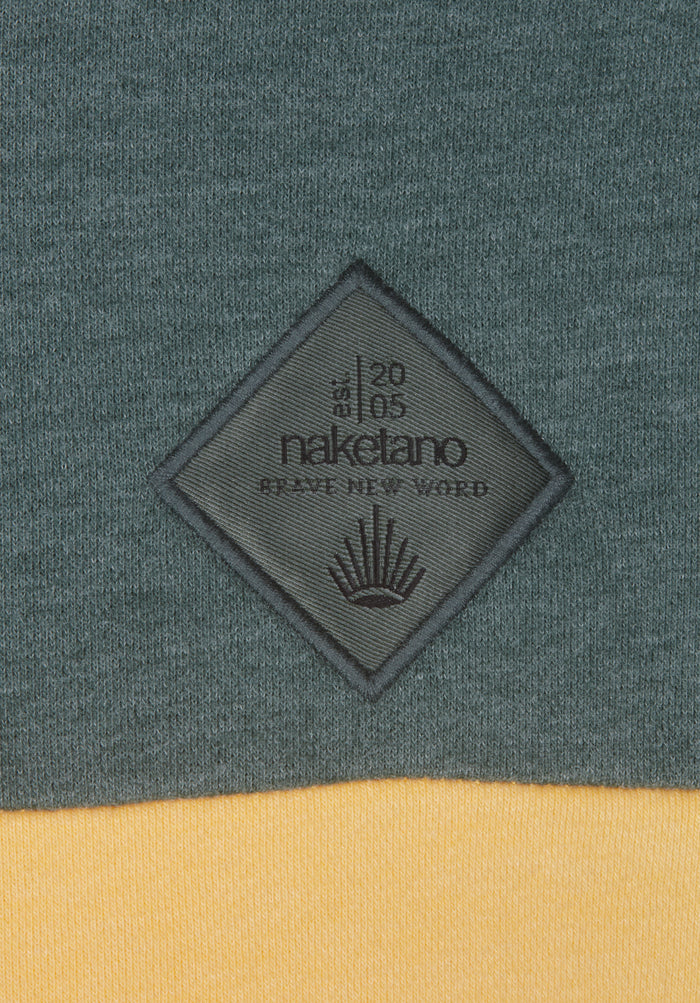 Ich trage Mantel 20 - Jungle Green Melange/Sun Yellow