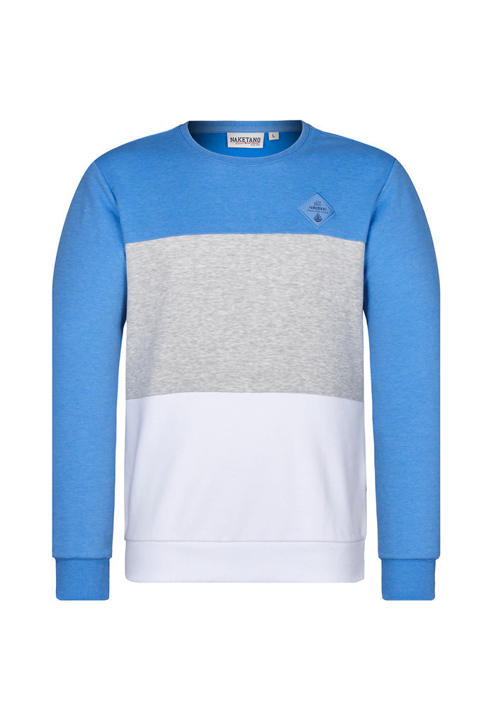 Ich trage Mantel 20 - Marine Melange/Grey Melange