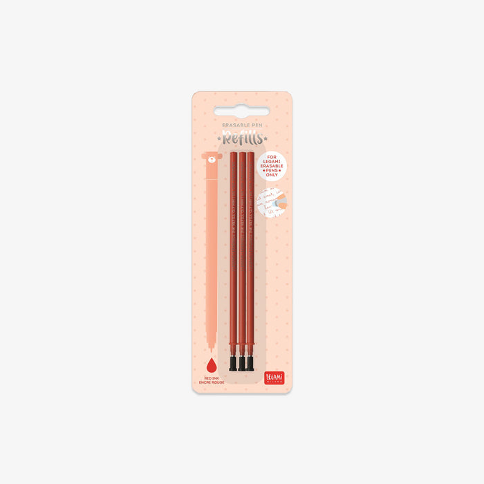 INK REFILLS FOR ERASABLE GEL PENS // RED