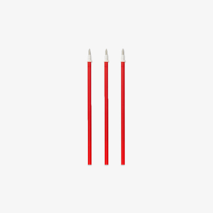 INK REFILLS FOR ERASABLE GEL PENS // RED