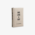 JOURNAL 'ONE LINE A DAY' // CANVAS