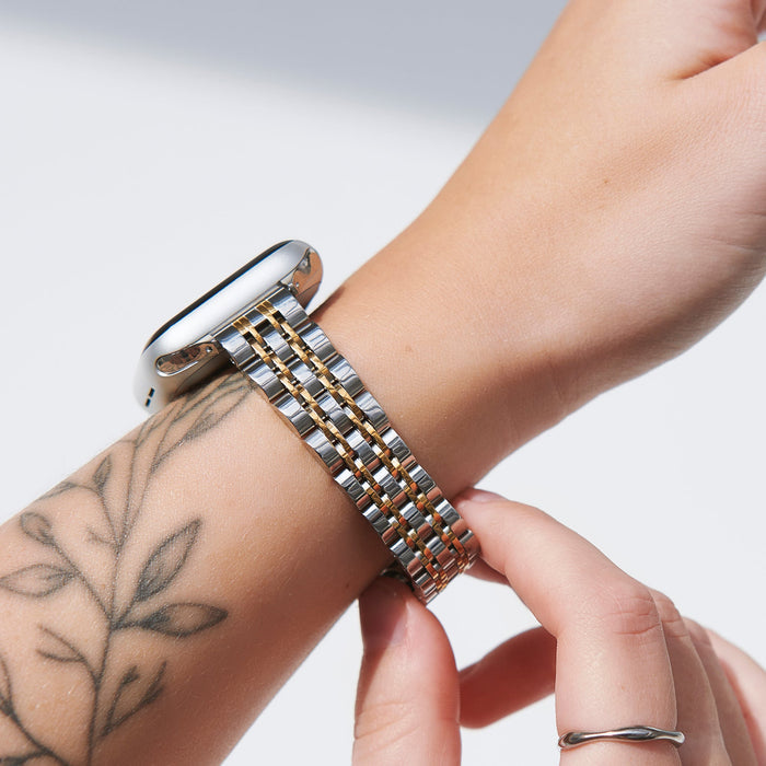 Meilleur bracelet montre intelligente apple acier inoxydable ne ternit pas Mia Bijoux