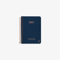 KOZO SPIRAL-BOUND CALENDAR 2027 A6 (DANISH) // NAVY