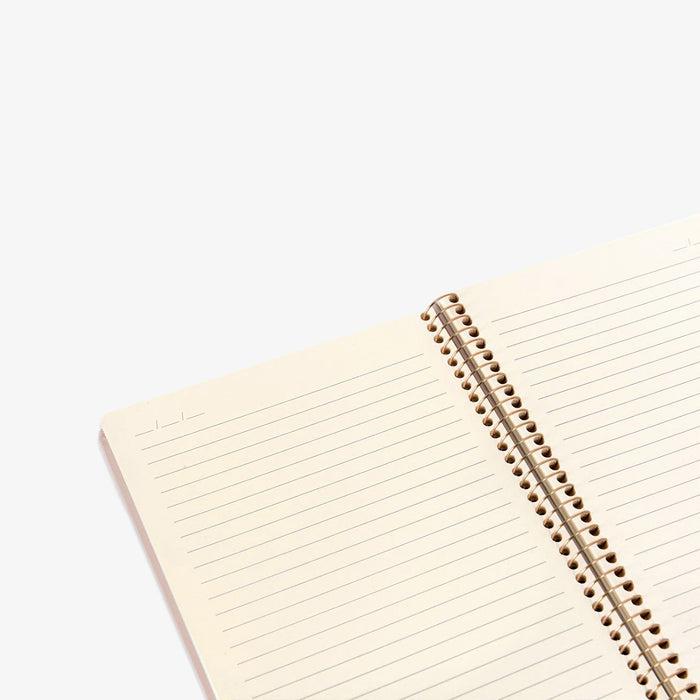 KOZO SPIRAL-BOUND NOTEBOOK A4 // SAND