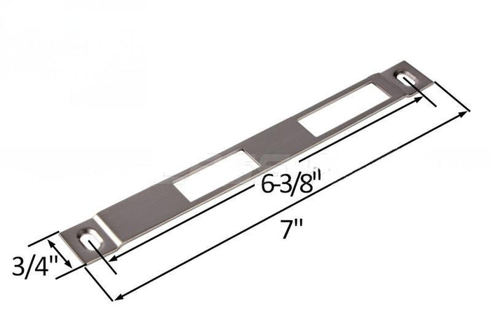 Larson Storm Door Lock Strike Plate - Reflect Window & Door