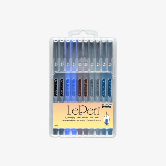 LE PEN SET 10 PCS // EARTH TONE