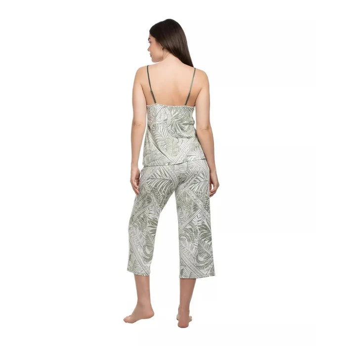 Linea Donatella Copa Cabana Khaki Pyjamas Back