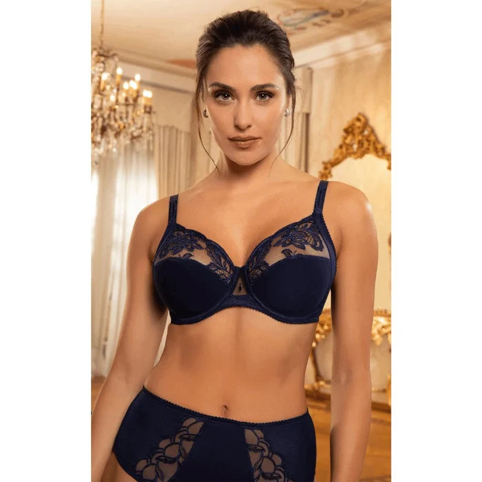 Lise Charmel Eclat Couture Blue Full Brief