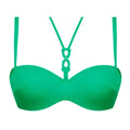 Lise Charmel Grace Infinie Green Bandeau Bikini Top
