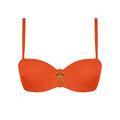 Lise Charmel Sillage Couture Orange Bandeau Bikini Top
