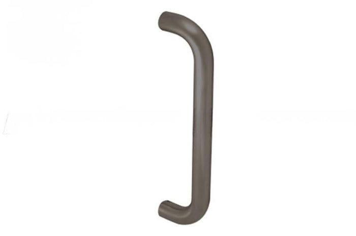 Low Profile Bronze Anodized Aluminum Storefront Door Pull 'D' Handle 9" - Reflect Window & Door