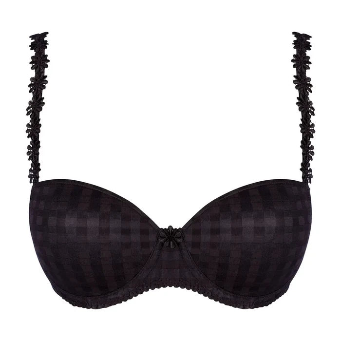 Marie Jo Avero Black Padded Balcony Bra Front