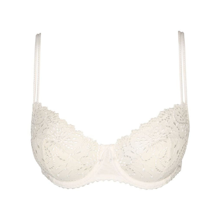 Marie Jo Jane Ivory Black Half Padded Balcony Bra
