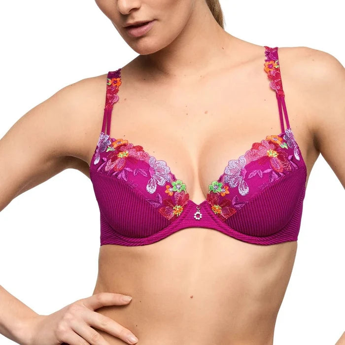Marie Jo Odilly Wild Rose Push-Up Bra Front