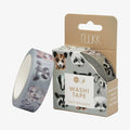 Washi tape with beary animal design in packaging on a white background