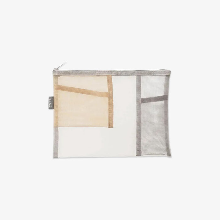 MESH PEN & TOOL POUCH // GREY