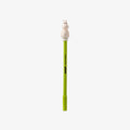 Green pen with Moomin on a white background