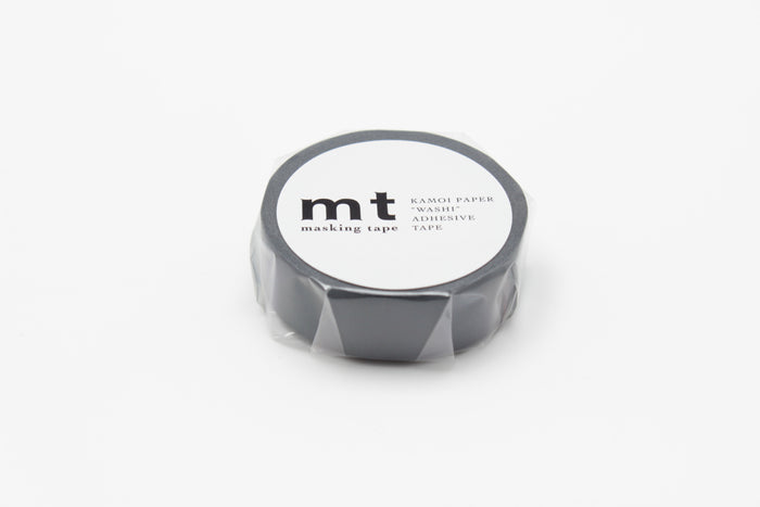 A roll of dark navy masking tape against a white background.