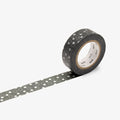A roll of MT masking tape with a pattern, partially unrolled to show the design.