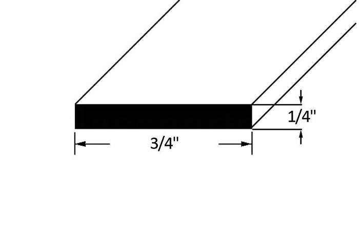 Adhesive, Closed Cell 1/4" Neoprene Foam Tape - 3/4" Width - Reflect Window & Door