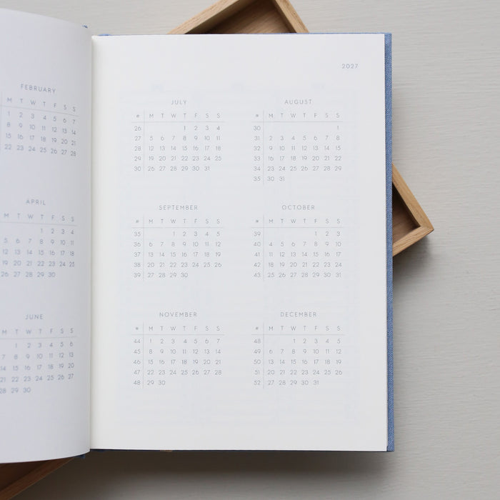 NOTEBOOK CALENDAR 2027 // ENGLISH