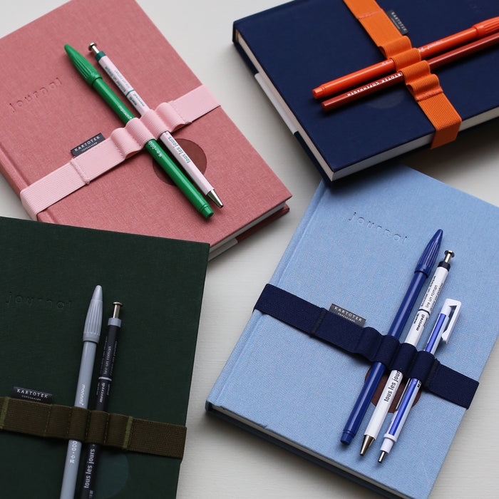 NOTEBOOK PEN STRAP A5 // PINK