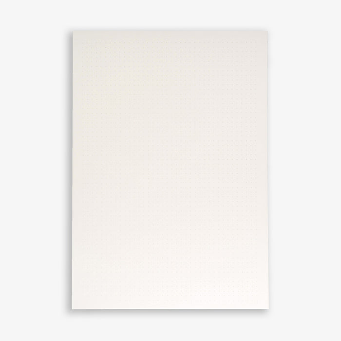 Dotted sketching pad paper.