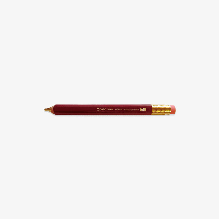 OHTO MECHANICAL PENCIL 2.0 MM // BURGUNDY
