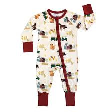 On The Farm Convertible Zip Pjs