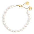 Papaya Pearl Bracelet