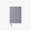 denim textured notebook with linned cover