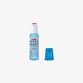 Bottle of Pentel roll glue with cap on a white background
