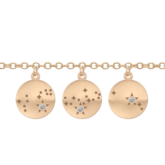 Pisces Mini Constellation Charm (Ready to Ship) By Valley Rose