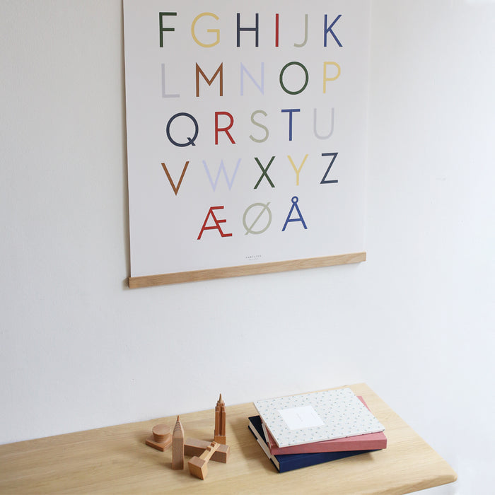 PLAKAT // ALFABETET (DANISH)
