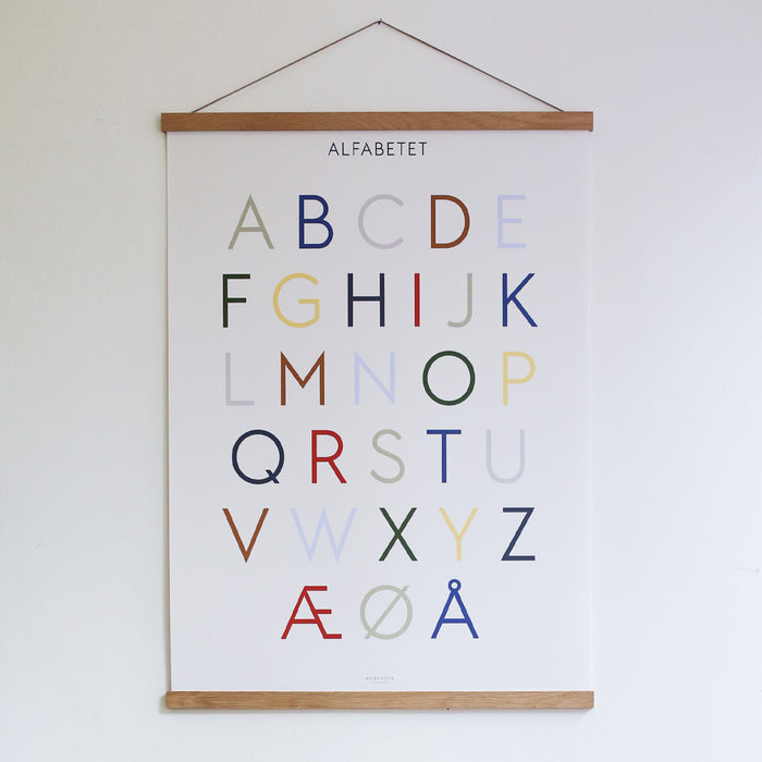 PLAKAT // ALFABETET (DANISH)