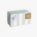 Pack of pocket notes with a blue bow design on a white background