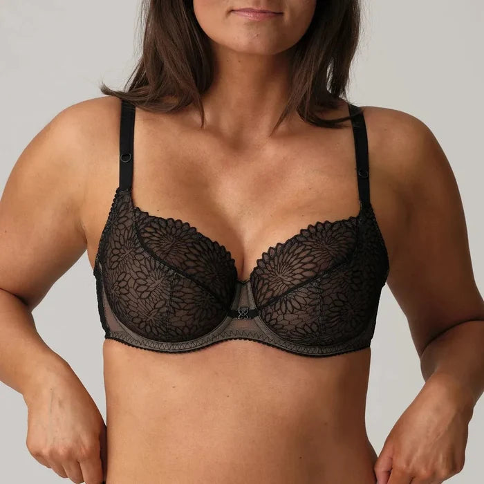 Prima Donna Sophora Black Balcony Bra Front