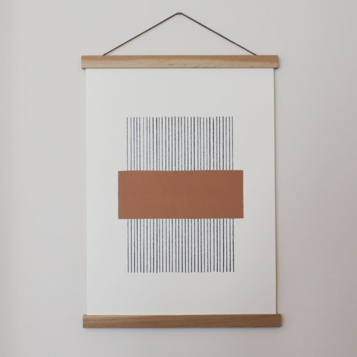 PRINT A3 LINES // OCHRE