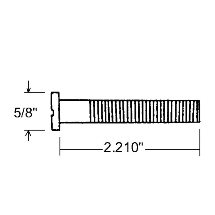 Push Bar Bolt - 3/8" N.C. - Reflect Window & Door