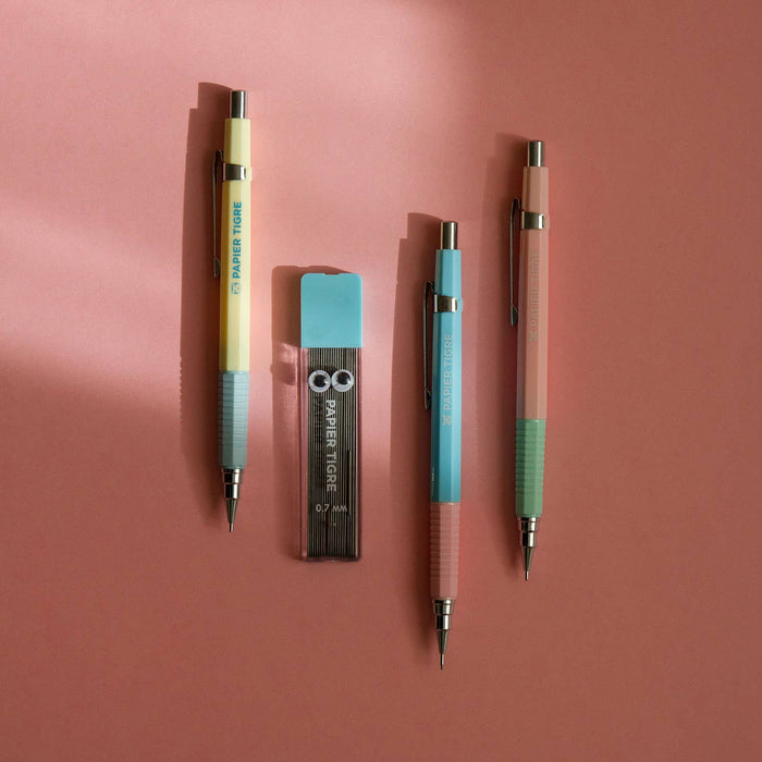 RETRO MECHANICAL PENCIL // ROSE & BLUE
