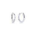 Silver chunky oval hoop earrings – nickel-free, tarnish-resistant & waterproof stainless steel earrings for sensitive ears, best everyday gold hoops by Mia Bijoux Canada
