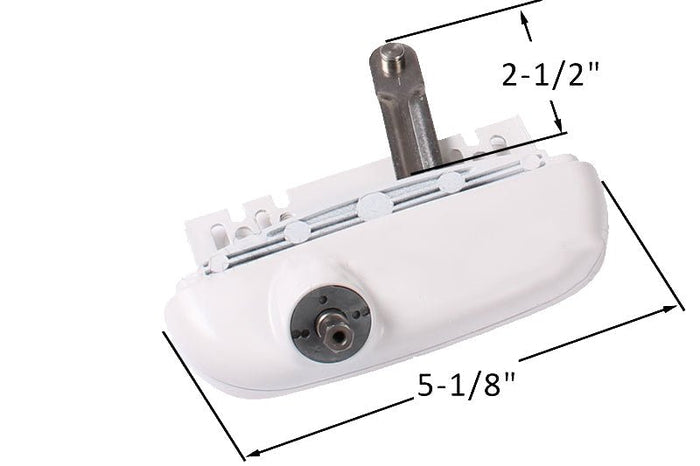 Roto Hardware Single Arm Casement Window Operator With Extension Capability - Left Hand - Reflect Window & Door