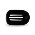 Round Flat Hair Clip | Med. | Jet Black