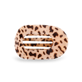 Round Flat Hair Clip | Medium | Blonde Tortoise