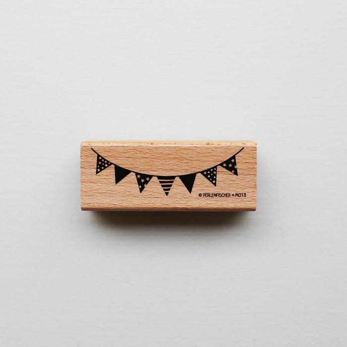 RUBBER STAMP // FLAG GARLAND