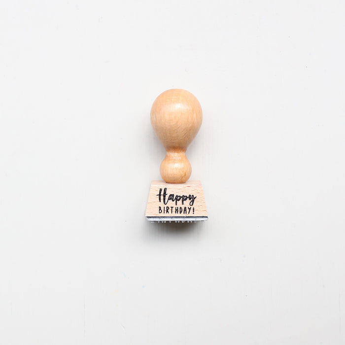 RUBBER STAMP // HAPPY BIRTHDAY