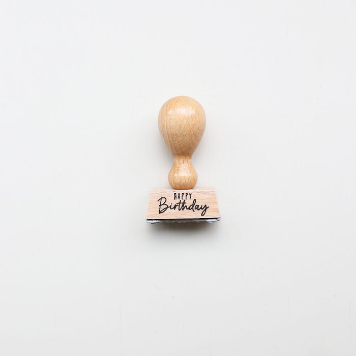 RUBBER STAMP // HAPPY BIRTHDAY