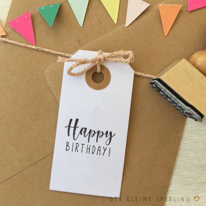 RUBBER STAMP // HAPPY BIRTHDAY
