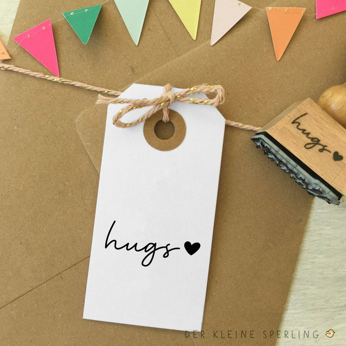 RUBBER STAMP // HUGS WITH LOVE